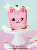 3D Cat Cookie Box Cutter Set
