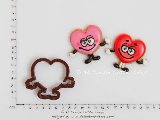 Cartoon Heart Cookie Cutter
