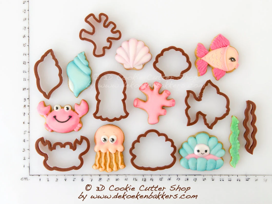 Christmas Mini Cookie Cutters Set of 10 -  Norway