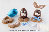 Chocolate Egg Easter Bunny Cookie Cutter Set