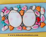 Easter Egg Bunny & Chick Cookie Puzzle Cookie Cutter Set