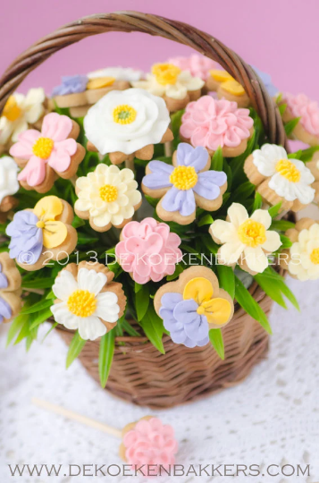 3D Flower Bouquet Cookie Cutter Set