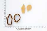 Balloon & Candle Mini Cookie Cutter Set