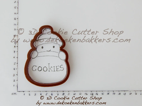 Peeking Gingy Cookie Jar Cookie Cutter
