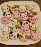 Kawaii Animal Faces Mini Cookie Cutter Set