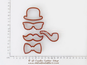 Gentleman Cookie Cutter Set