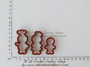 Gingy Baker Family Cookie Cutter Set