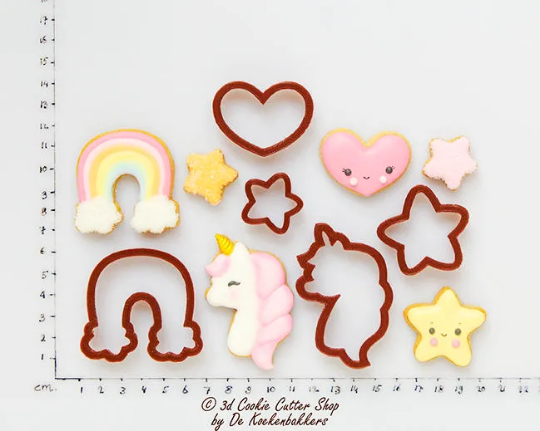 Mini Unicorn Cookie Cutter Set