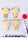 Bear Cookie Cutter (+ micro Heart Cutter)