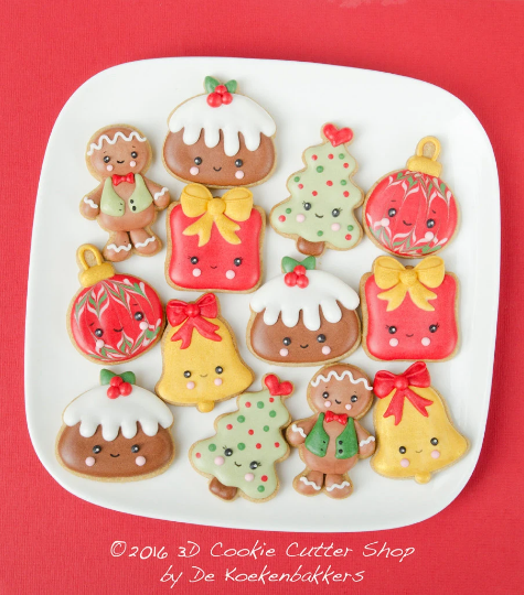 Christmas Set of 4 Mini Cookie Cutters