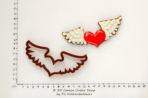 Flying Heart Cookie Cutter