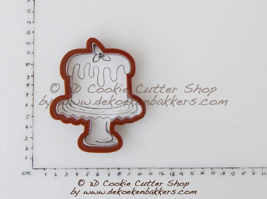 Christmas Cake Stand Cookie Cutter