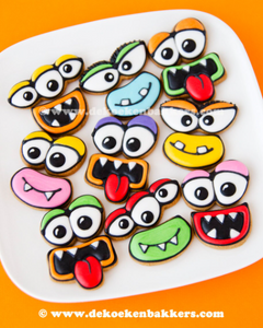 Create Your Own Monster Face Mini Cookie Cutter Set