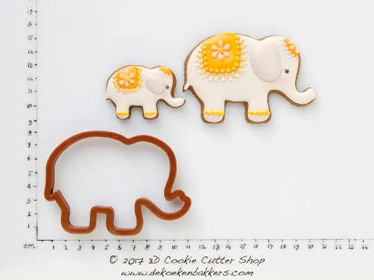 Elephant #2 Cookie Cutter