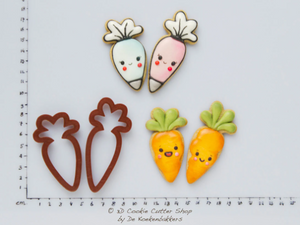 Carrot / Piping Bag Cookie Cutter Set