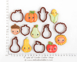 Fall/Thanksgiving Micro/Mini Cookie Cutter Set