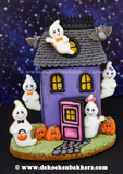 Small Halloween Gingerbread House Cookie Cutter Set