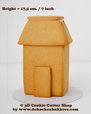Small Halloween Gingerbread House Cookie Cutter Set