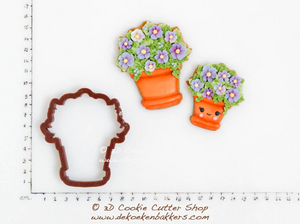 Pot of Flowers Cookie Cutter