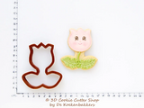 Tulip #1 Cookie Cutter | Fondant Cutter | Clay Cutter