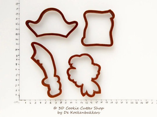 Pirate Party Cookie Cutter Set