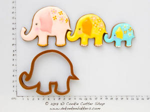 Elephant #3 Cookie Cutter
