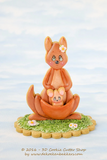 3D Kangaroo Mother & Baby Cookie Cutter Set