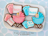 Baby Cradle / Carriage Cookie Cutter