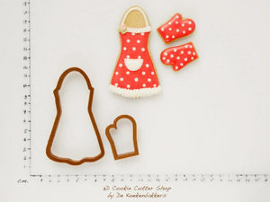 Apron & Oven Mitt Cookie Cutter Set Baking Cookie Cutter Set | Fondant Cutters | Clay Cutters
